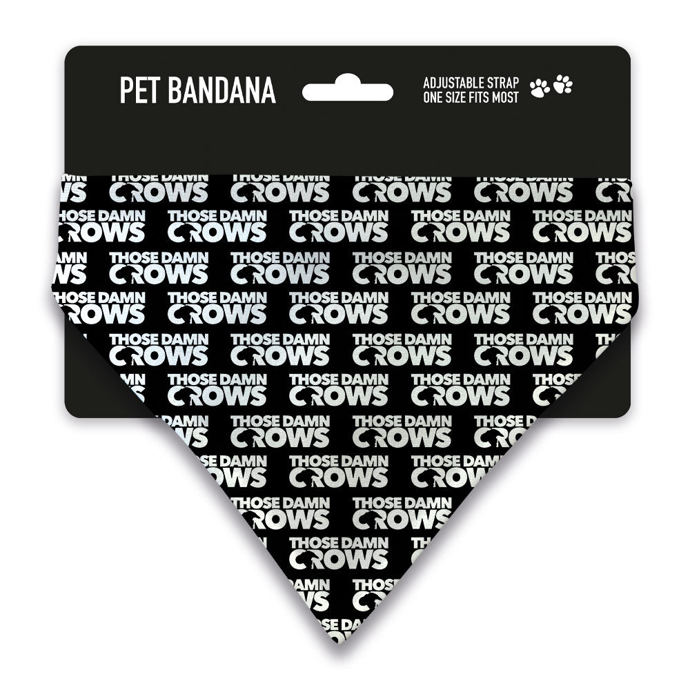 Those Damn Crows Pet Bandana