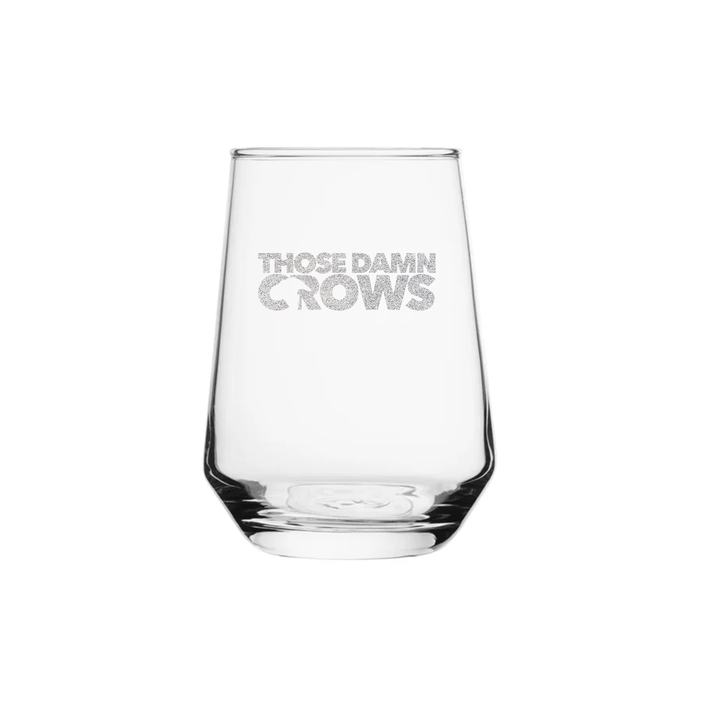 Those Damn Crows Glass Tumbler