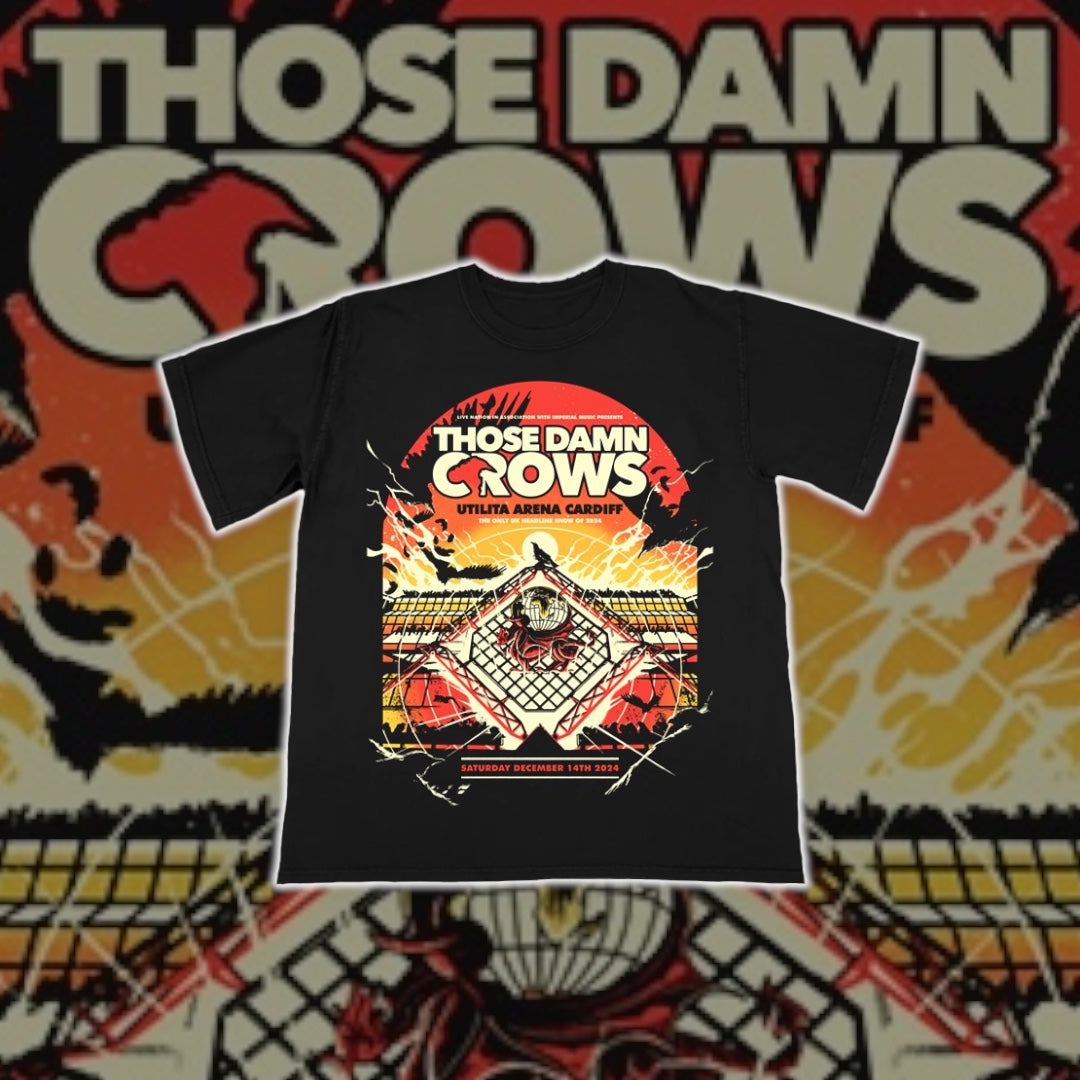 ‘Cardiff arena’ Crow headline tee!