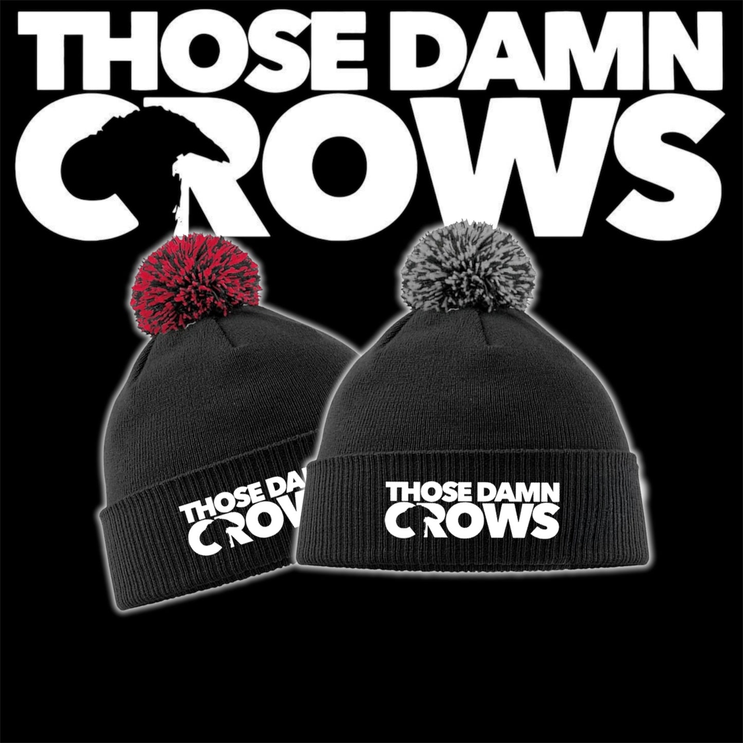 (New) ‘Crow Bobble Hats’