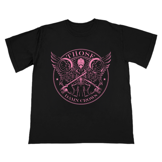 New ‘Pink Punk Crow’ tee.