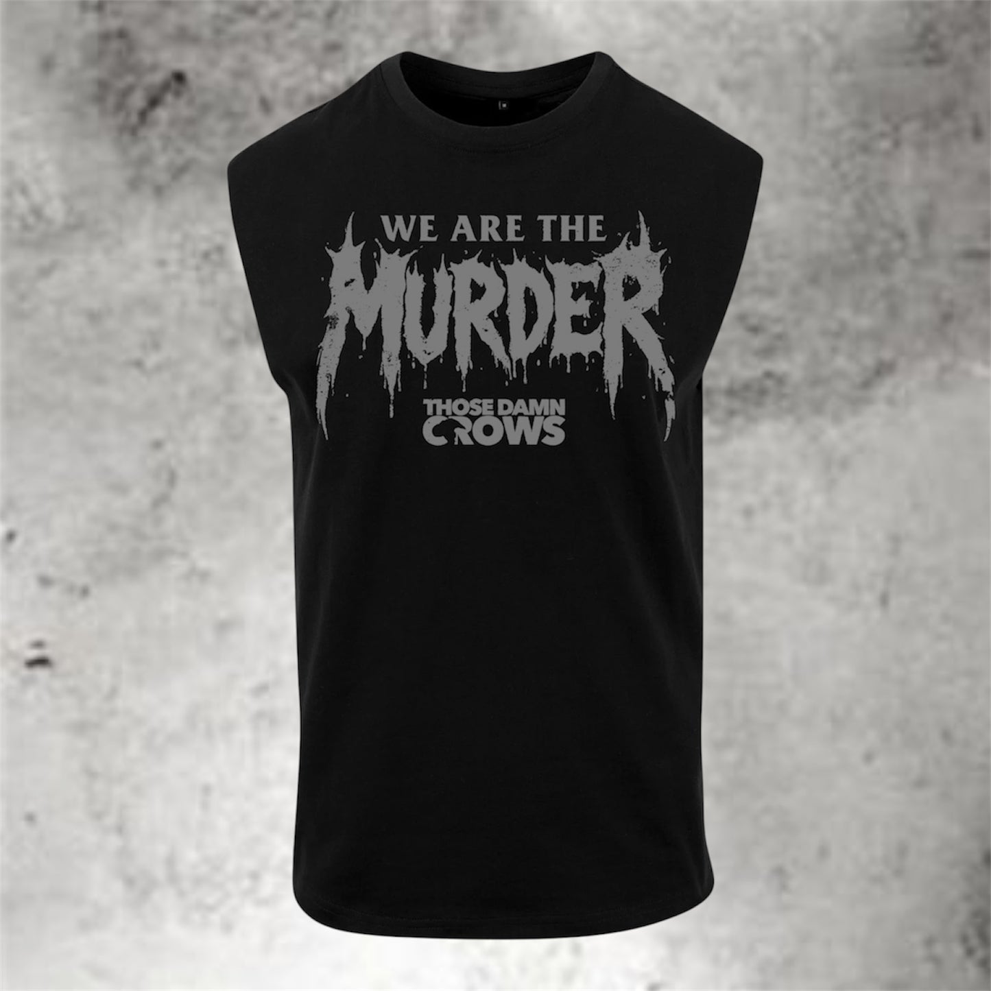 ‘WE ARE THE MURDER’      Men’s Vests.