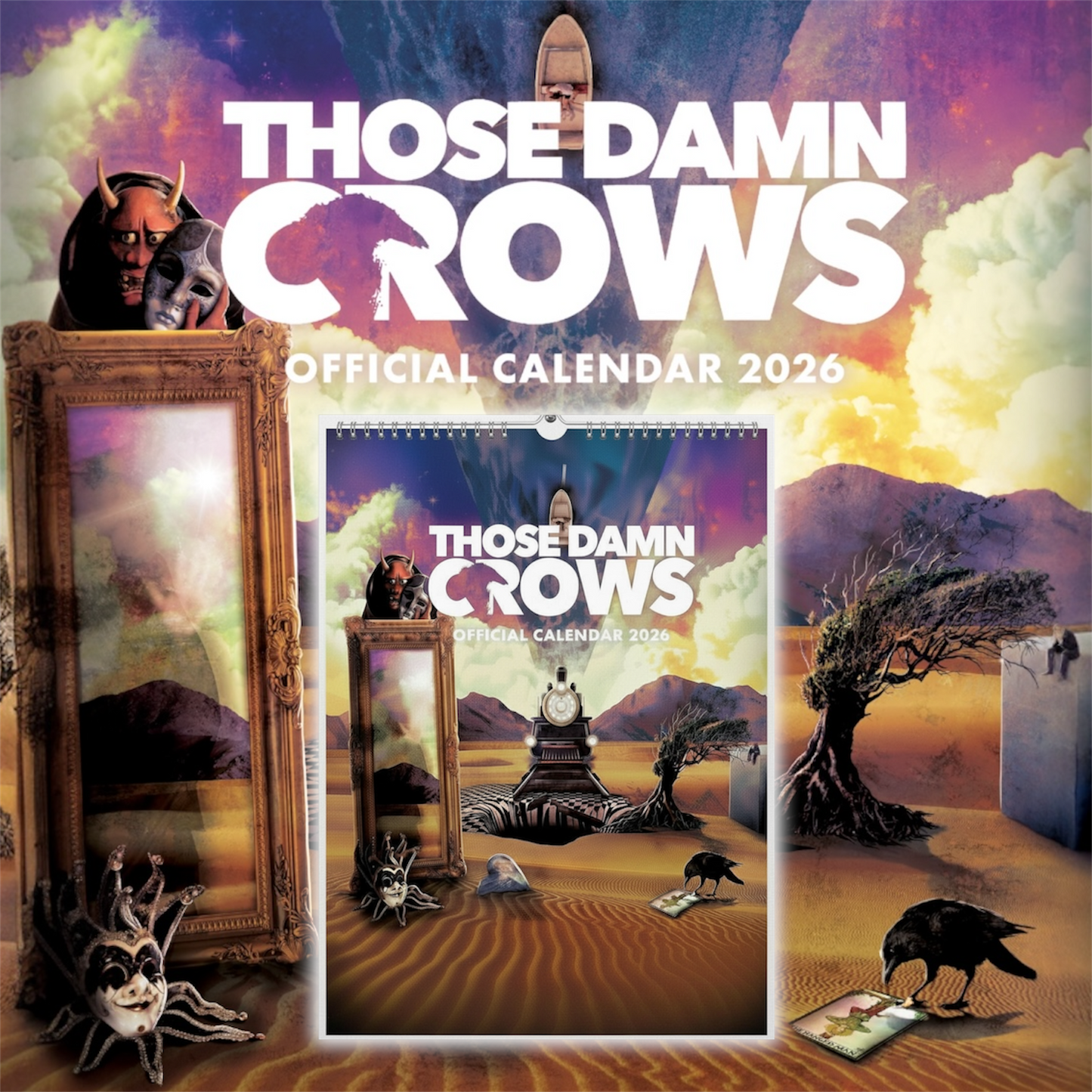 The official Those Damn Crows calendar 2026!