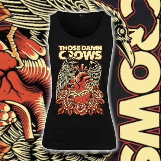 NEW Valentine Preorder.                    Women’s Heart & Roses Crow Vest.