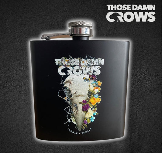 Those Damn Crows Hipflask