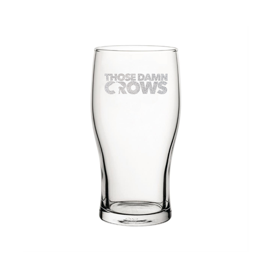 Those Damn Crows Traditional Pint Glass