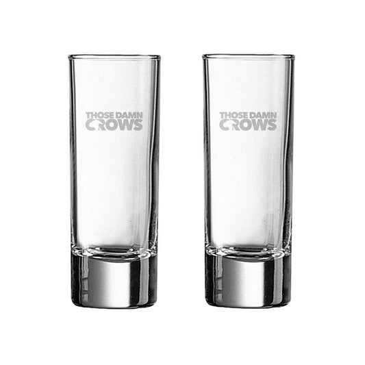 Those Damn Crows Shot glasses