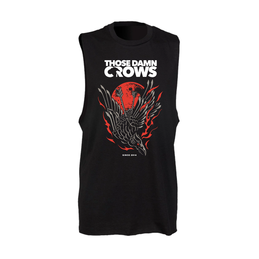 (New) ‘Diving Crow’ cut off vest