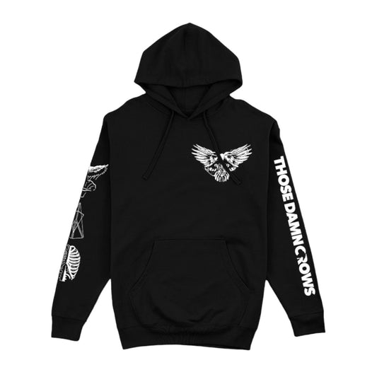 (NEW) 3 Album / 5 Headed Crow Hoodie